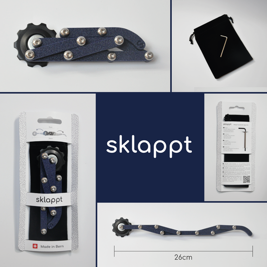 Ketten-Einfädler SKLAPPT Kobalt